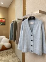 Maison Margiela Knitted Cardigan Jacket Brown - 图片 3