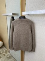 Maison Margiela Knitted Cardigan Jacket Brown - 图片 8