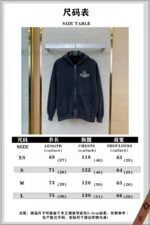 Balenciaga Logo Embroidered Hooded Sweatshirt Jacket - 图片 10