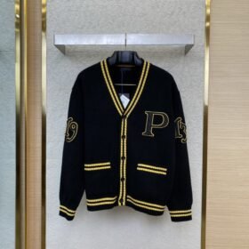 Prada Octopus Wool Knit Cardigan