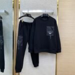 Prada Triangle Label Casual Suit Sweatpants