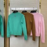 Dior Monogrammed Appliqu?? Knit Pullover Green - 图片 2