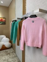 Dior Monogrammed Knit Pullover Brown - 图片 4