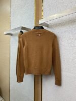 Dior Monogrammed Knit Pullover Brown - 图片 6