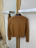 Dior Monogrammed Knit Pullover Brown - 图片 8
