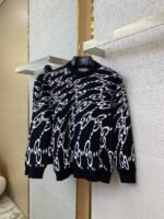 Gucci Jacquard Pullover Black - 图片 5