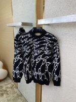 Gucci Jacquard Pullover Black - 图片 7