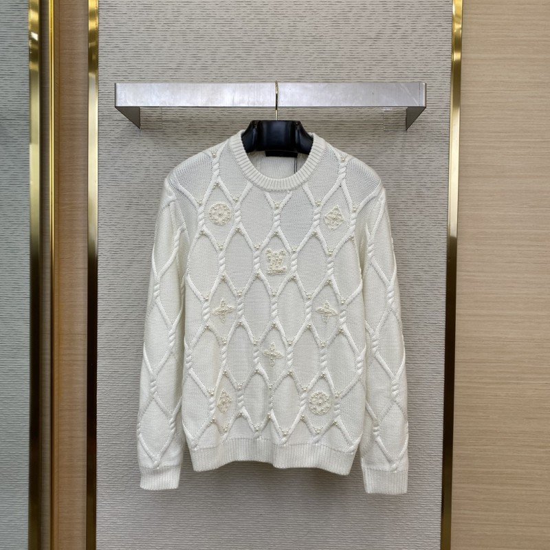 wsxc1732331473069_0.jpg LV Skiing Beaded Crew Neck Sweater - 图片 1