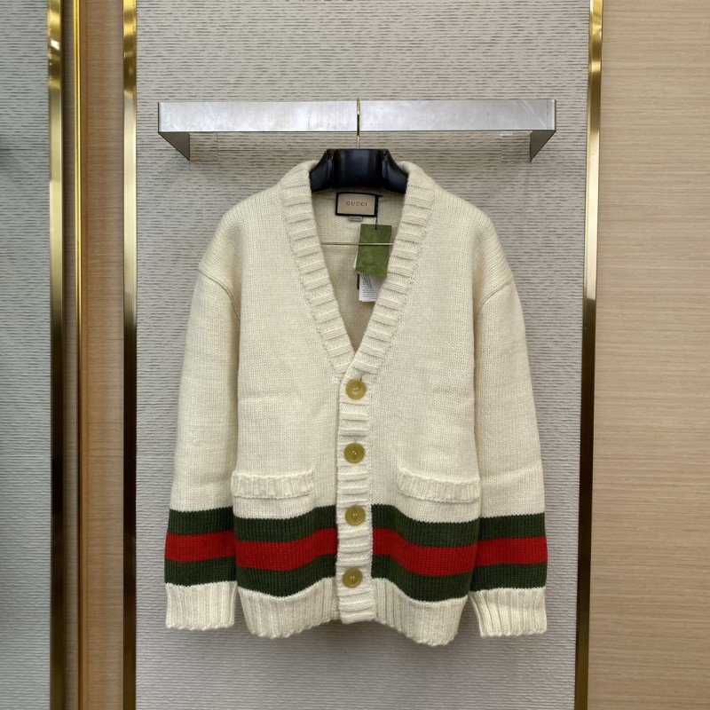 wsxc1732333176575_0.jpg Gucci Knitted Cardigan Jacket - 图片 1