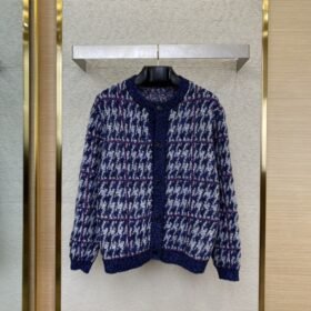 Dior Birdseye Knitted Cardigan