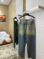 Balenciaga Brush Wax Jeans - 图片 4