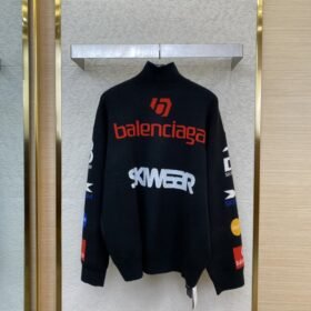 Balenciaga Multi-Letter Knitted Sweater