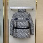 Dior Logo Print Waisted Winter Jacket - 图片 2