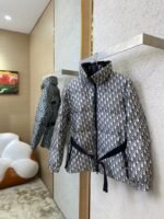 Dior Logo Print Waisted Winter Jacket - 图片 3