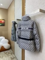 Dior Logo Print Waisted Winter Jacket - 图片 4