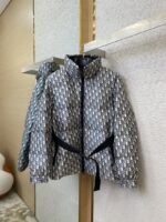 Dior Logo Print Waisted Winter Jacket - 图片 5