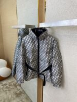 Dior Logo Print Waisted Winter Jacket - 图片 7