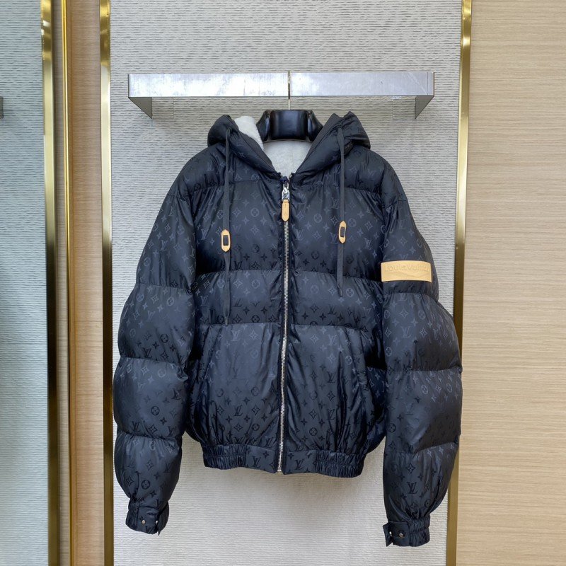 wsxc1732938170391_0.jpg LV Full Print Jacquard Ski Hooded Jacket - 图片 1