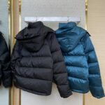 Prada Triangular Label Winter outer jacket dark dark green - 图片 2