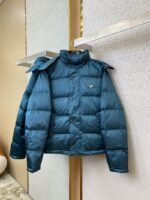 Prada Triangular Label Winter outer jacket dark dark green - 图片 5