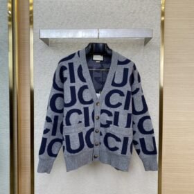 Gucci monogrammed knitted cardigan