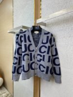 Gucci monogrammed knitted cardigan - 图片 5
