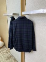 Miu Miu Checked Wool Stand-Up Jacket Coat - 图片 8