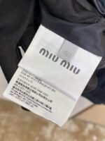 Miu Miu Checked Wool Stand-Up Jacket Coat - 图片 9
