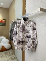 LV Mulberry Silk Sketch Shirt - 图片 3