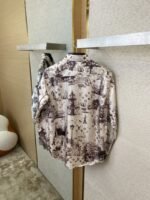 LV Mulberry Silk Sketch Shirt - 图片 8
