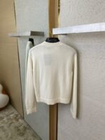 Gucci Chest Letter Sweater White - 图片 8