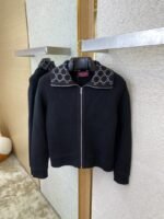 Gucci Rhinestone Lapel Knit Short Jacket - 图片 7