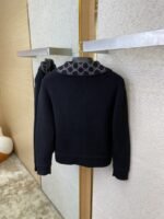 Gucci Rhinestone Lapel Knit Short Jacket - 图片 8