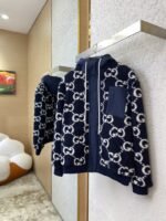 Gucci Double G Jacquard Lambswool Hooded Jacket - 图片 3