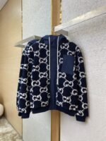 Gucci Double G Jacquard Lambswool Hooded Jacket - 图片 5