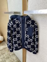 Gucci Double G Jacquard Lambswool Hooded Jacket - 图片 7