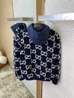 Gucci Double G Jacquard Lambswool Hooded Jacket - 图片 8