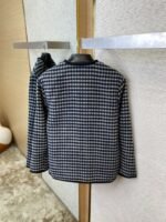 Gucci Thousand Bird Check Coarse Weave Tweed Wool Jacket - 图片 8