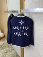 Gucci Badge Logo Tweed Wool Jacket Navy - 图片 8