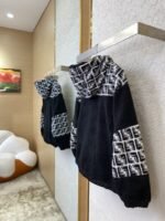 Fendi half-zip lambswool hooded sweatshirt - 图片 4
