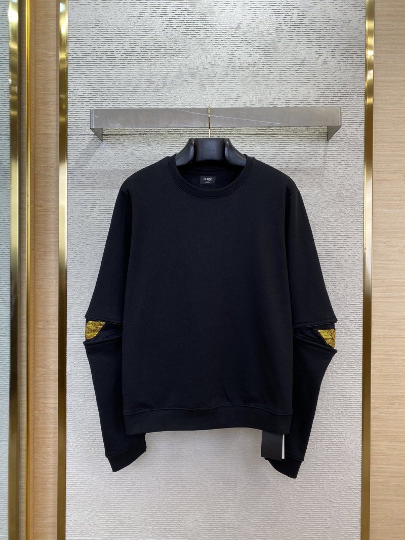 wsxc1733713258999_0.jpg Fendi Classic Monster Rhinestone Sweatshirt - 图片 1