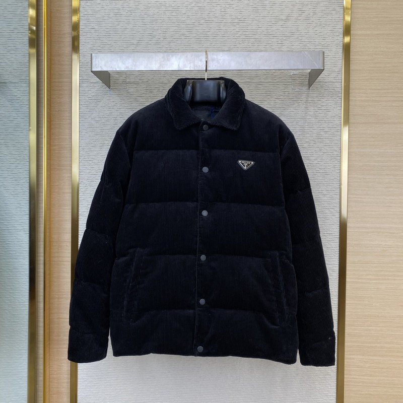 wsxc1733715212797_0.jpg Prada Triangle Label Corduroy Jacket - 图片 1