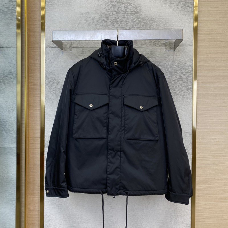 wsxc1733715404684_0.jpg Prada Hooded Jacket Coat - 图片 1