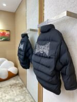 Balenciaga Reversible Embroidered Cotton Jacket Coat - 图片 6