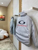 Balenciaga Reversible Embroidered Cotton Jacket Coat - 图片 8