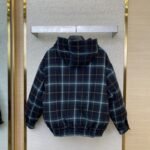 Miu Miu Check Hooded Jacket Cotton Jacket - 图片 2