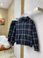 Miu Miu Check Hooded Jacket Cotton Jacket - 图片 3