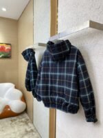 Miu Miu Check Hooded Jacket Cotton Jacket - 图片 4