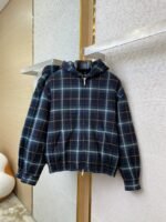 Miu Miu Check Hooded Jacket Cotton Jacket - 图片 5