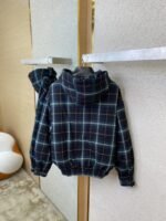 Miu Miu Check Hooded Jacket Cotton Jacket - 图片 8